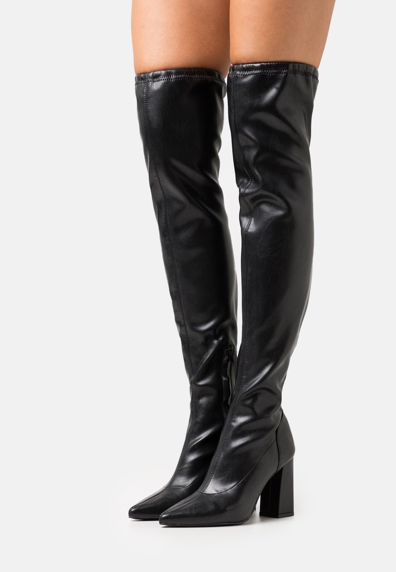 Glamorous Wide Fit Overtheknee boots black Zalando.ie
