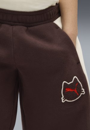 Puma, T7 RELAXED BARREL JOGGINGHOSE UNISEX - Træningsbukser - chocolate fondue