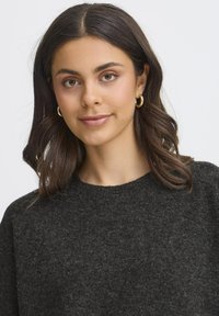 Fransa Neule - charcoal melange