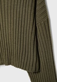 Stradivarius Stickad tröja - khaki