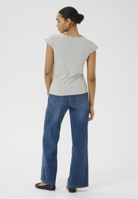Kaffe KASAMANTHA - T-shirt imprimé - grey melange cc