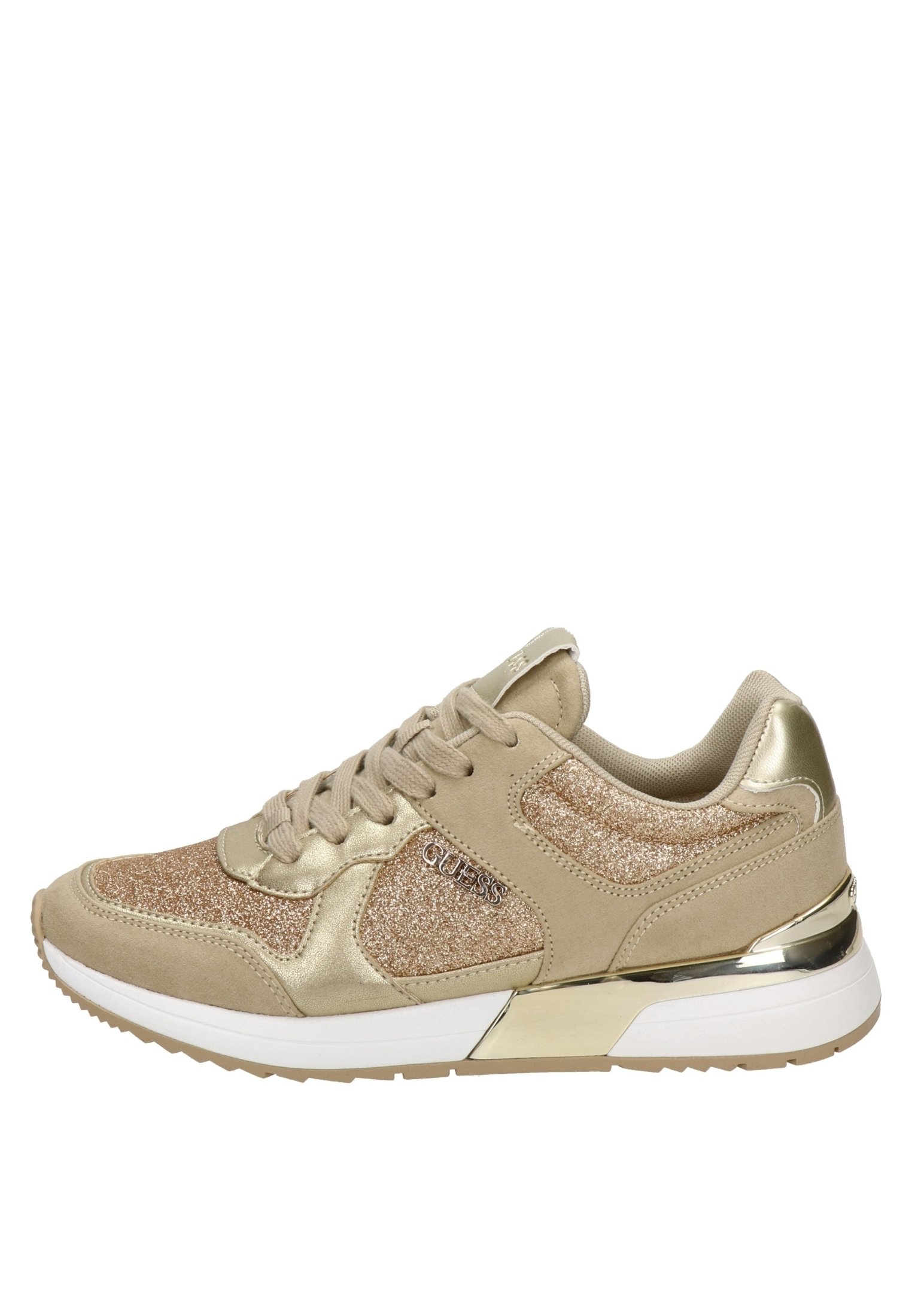 Guess MAYBEL - Sneakers laag - goud/goudkleurig - Zalando.be
