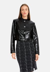 Marc Cain Kunstlederjacke - black