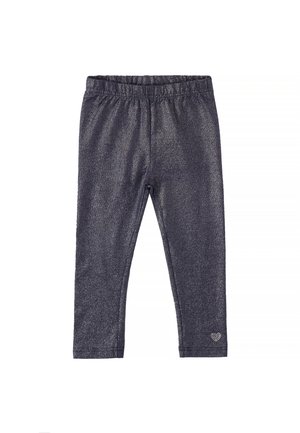 Sarabanda Legging (type pantalon) - blu allover silver glitter