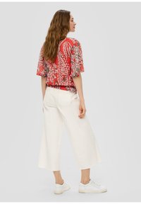 s.Oliver MIT STRUKTUR - Bluse - hellorange