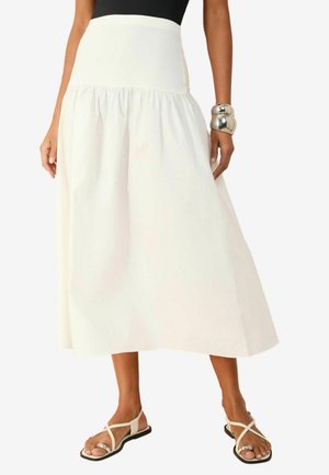 Friends Like These REGULAR FIT - DROPPED WAIST - Trapecinis sijonas - white