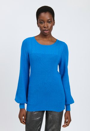 PUFFED SLEEVES  - Striktrøje - capri