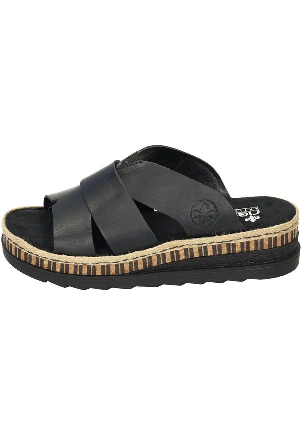 PANTOLETTEN - Pantolette flach - schwarz