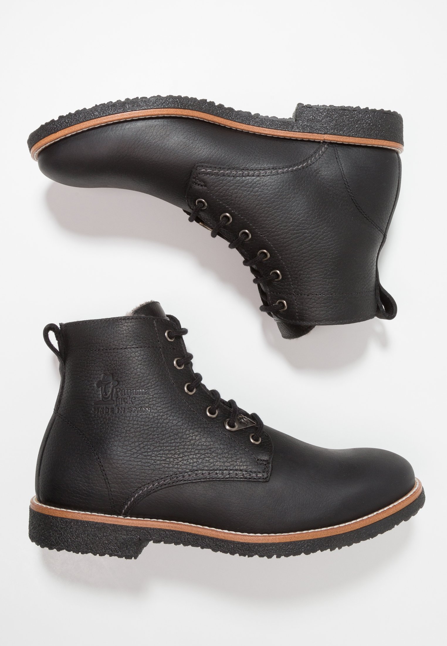 Panama Jack GLASGOW IGLOO - Botines con cordones - black/negro - Zalando.es