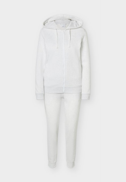 PUMA HOODED SUIT FULL ZIP - Tracksuit - white glow heather — photo 5
