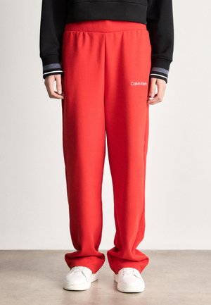 STRAIGHT LEG - Pantalon de survêtement - red