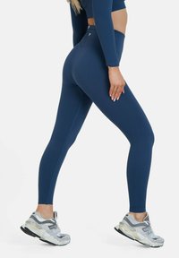 SQUATPROOF RETAINED SEAMLESS HIGH WAIST  - Tajice - navy