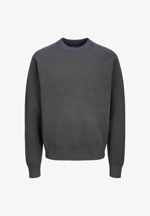 Jack & Jones, Knitted Plain Knitted - Striktrøje - iron gate
