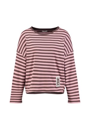 Key Largo, KEY LARGO SWEATSHIRT WSW VIKTUALIA ROUND - Sweatshirt - mocca brown-dried rose