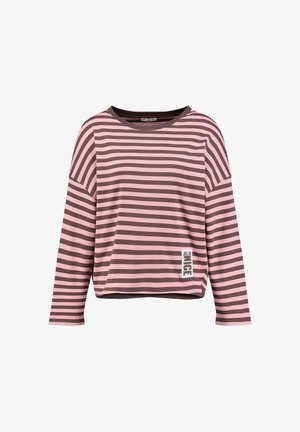 Key Largo, KEY LARGO SWEATSHIRT WSW VIKTUALIA ROUND - Sweatshirt - mocca brown-dried rose