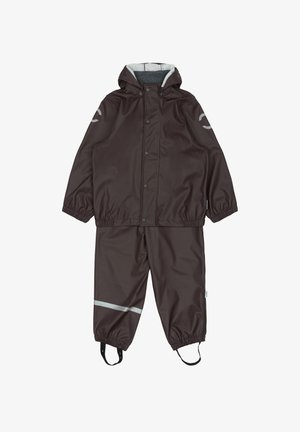 SET - Pantaloni impermeabili - raisin