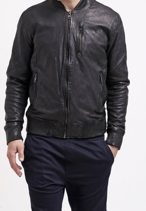 Be Edgy Veste en cuir - black