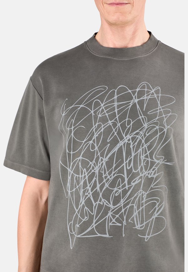 Print T-shirt - grau3