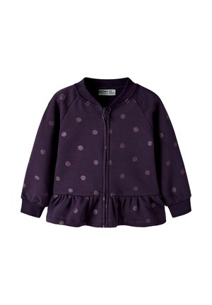 Name it, NMFOVIDIA LS SWE CARD BRU BF - Суитшърт с цип - navy cosmos