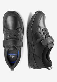 Next Extra Wide Fit Elastic Lace Shoes - Ležerna obuća s vezicama - black