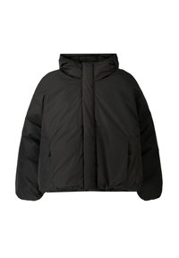 Bershka Zimní bunda - black