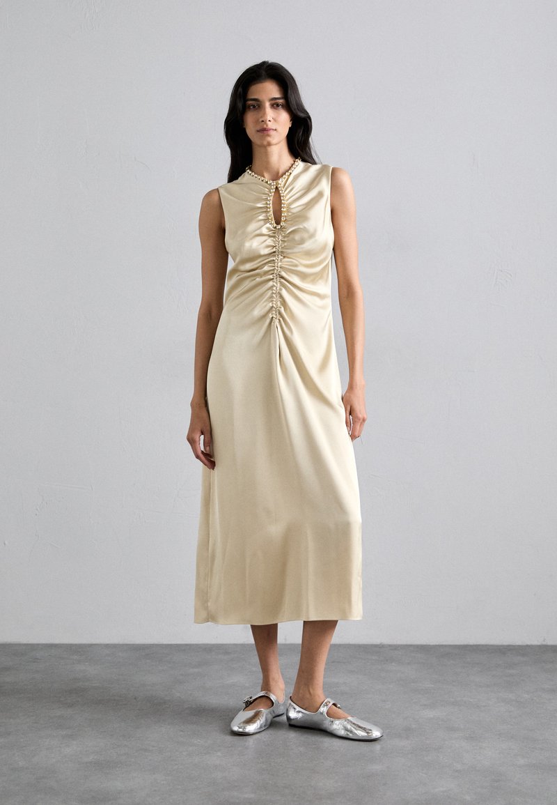 sandro beige dress Sandro Women's Fancy knit Dress - Ecru