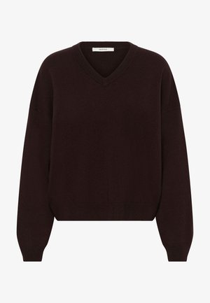 Gestuz, MANZI PULLOVER - Striktrøje - ganache