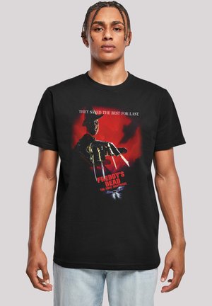 F4NT4STIC NIGHTMARE ON ELM STREET FREDDY S DEAD - T-shirt print - black