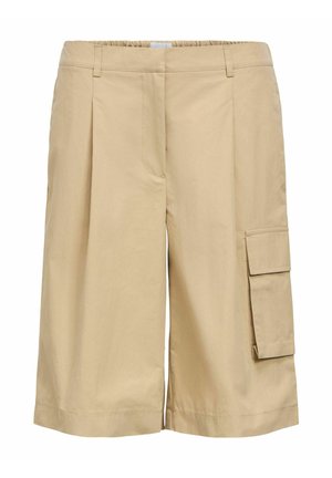 Object, BERMUDA SHORTS CARGO - Šortky - humus