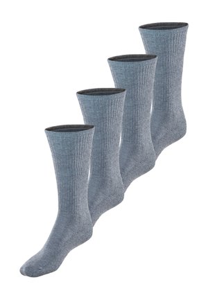 4-PACK - Strømper - grey melange