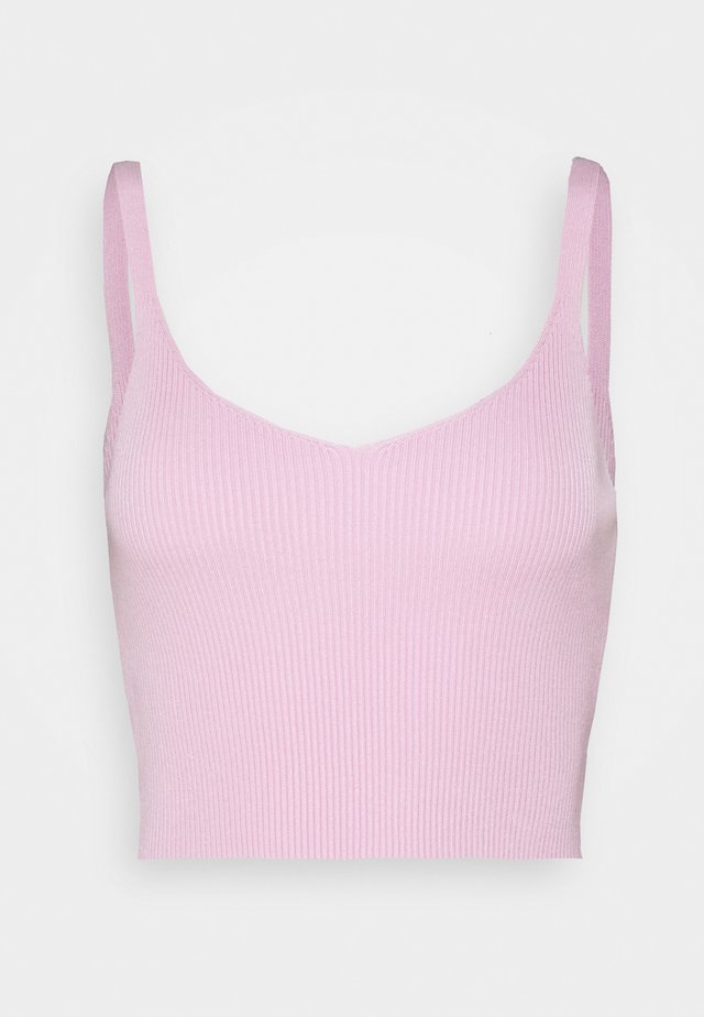 CROP VEST - Top - lilac