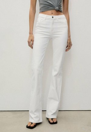 Džíny Straight Fit - white