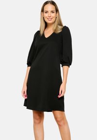 LolaLiza - STRAIGHT WITH BALLOON SLEEVES - Jurk - black Miniatuurafbeelding 1