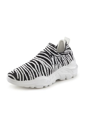 Slip-ons - schwarz   weiß