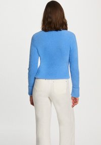 Morgan LONG-SLEEVED WITH FLUFFY - Trui - bleu