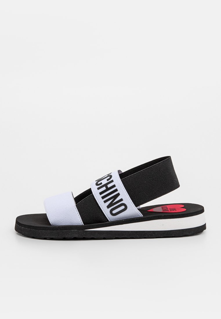 Love Moschino Sandalen met sleehak meerkleurig