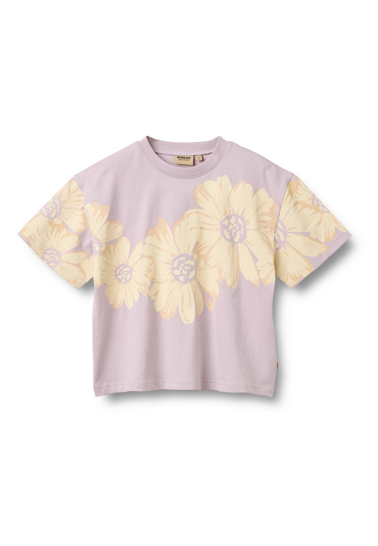 Wheat T-shirt print paars Wheat T-shirt print paars