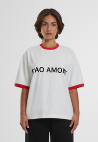 PROHIBITED T-shirts med print - white