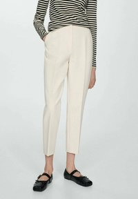 Mango - Pantalon classique - licht pastelgrijs Image miniature 1