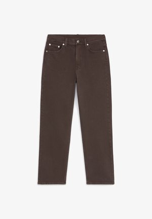 ARKET, ARKET JADE CROPPED SLIM JEANS - Jean slim - brown