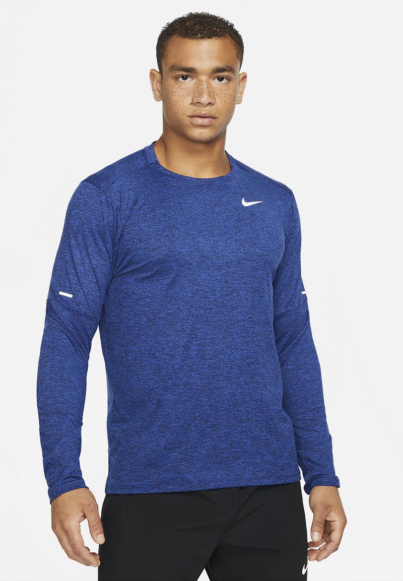 Nike Performance ELMNT CREW Tshirt de sport obsidian/game royal