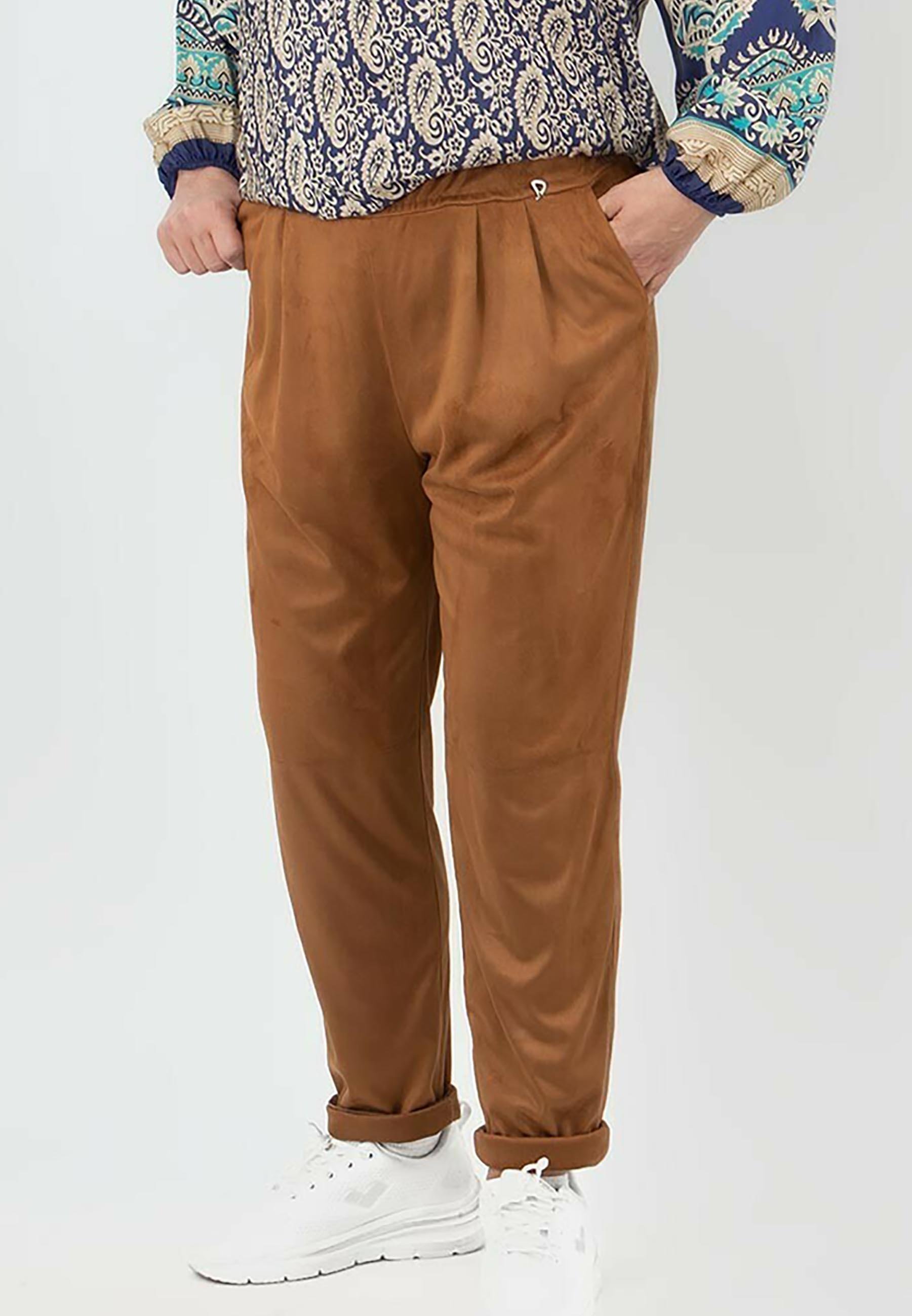 Dixie DAINETTO CON ELASTICO IN VITA - Pantaloni - bruciato/cognac - Zalando .it