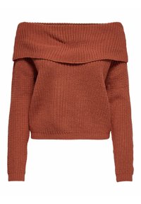 JDY Stickad tröja - ochre