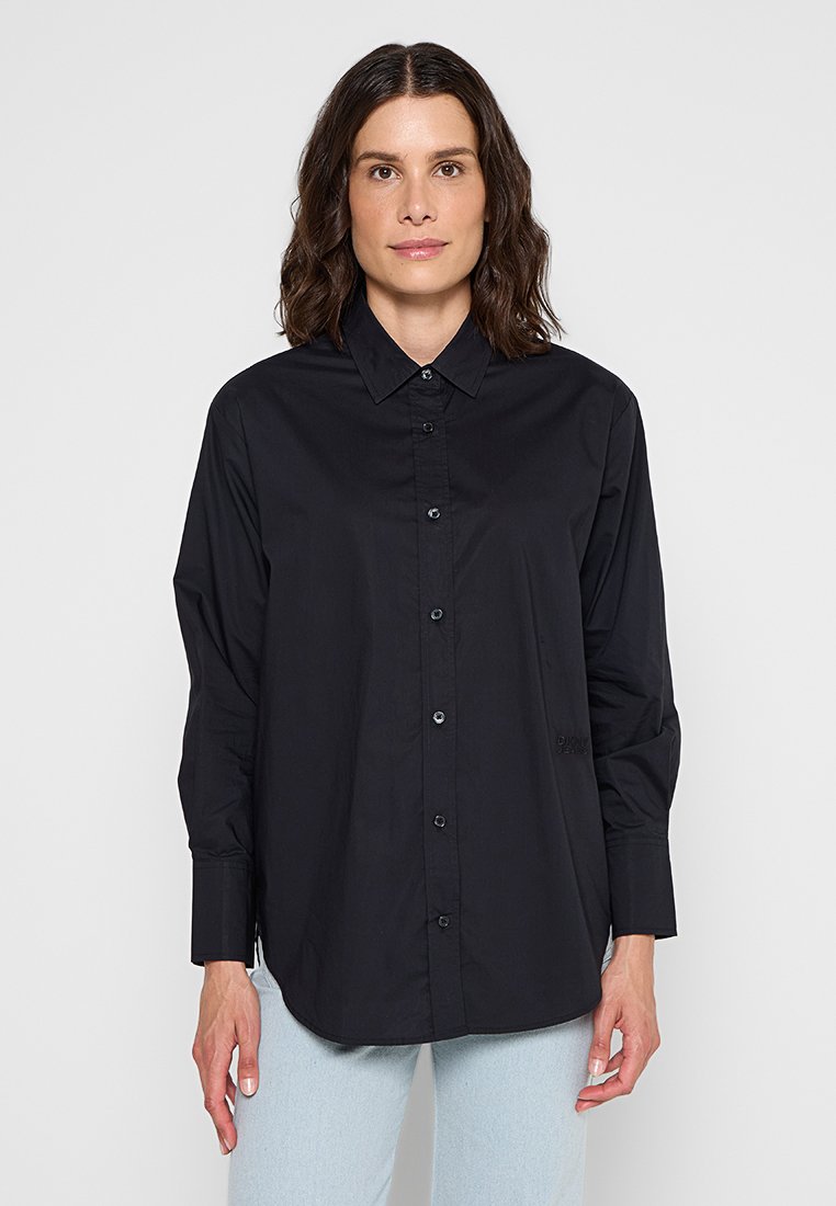 DKNY Overhemdblouse zwart DKNY Overhemdblouse zwart