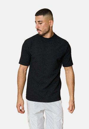 FRILIVIN TEXTURÉ - T-shirt basique - noir