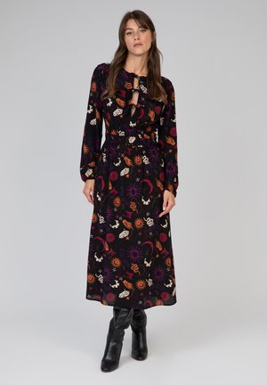 AN'GE MERIVA - Robe de jour - bohème noir