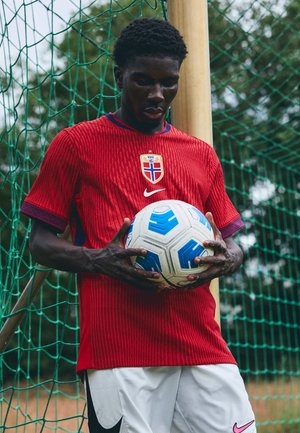 NORWAY NOR MATCH SHORT SLEEVES HOME - Football shirt - university red/blue void/white