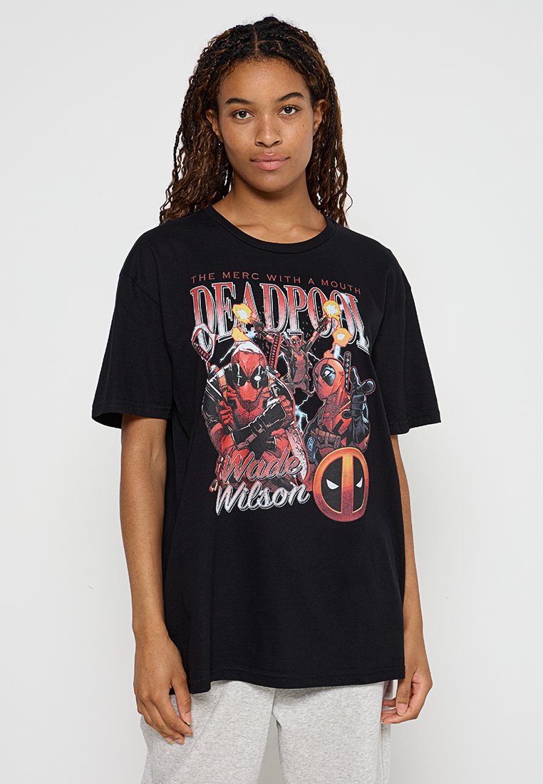 Marvel T-shirt print zwart