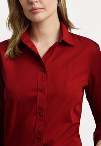Lauren Ralph Lauren Featherweight Cotton Shirt - Camicia - madison red