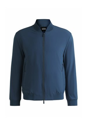 BOSS PHANRY - Bomber Jacket - blue five